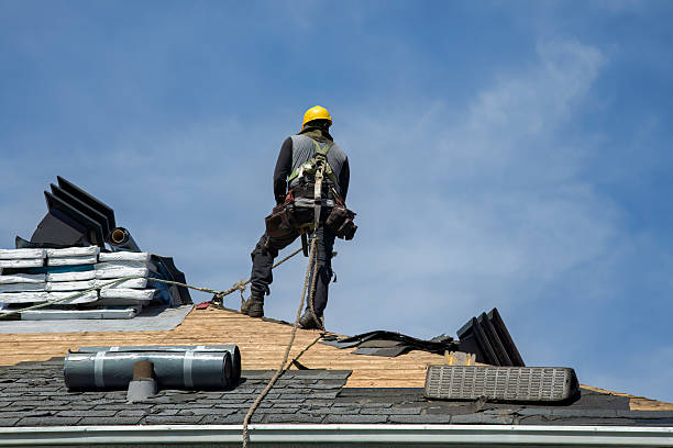 Professional Roofing technician working in Radiant, VA
